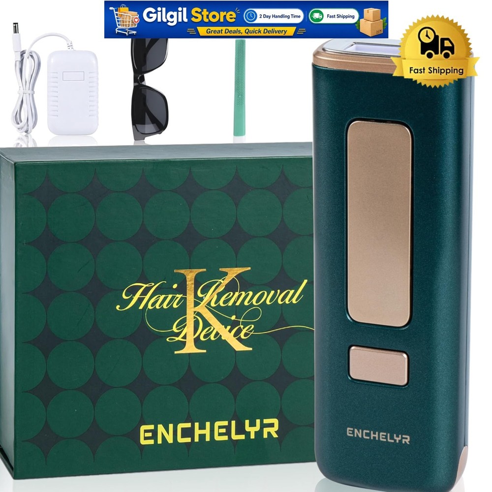 Ultimate IPL Hair Removal Bundle – Razor, Eyewear & Five Heat Settings Included