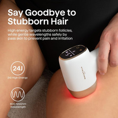 IPL Hair Removal Device, Bare It for Face Body Bikini – Long-Lasting Result & Pa