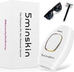 5minskin At Home IPL Hair Removal Device Permanent Hair – White