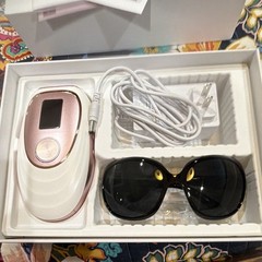 IPL Hair Removal Device 999999 Flashes Ice Cooling 5 Settings 3cm² White/Pink