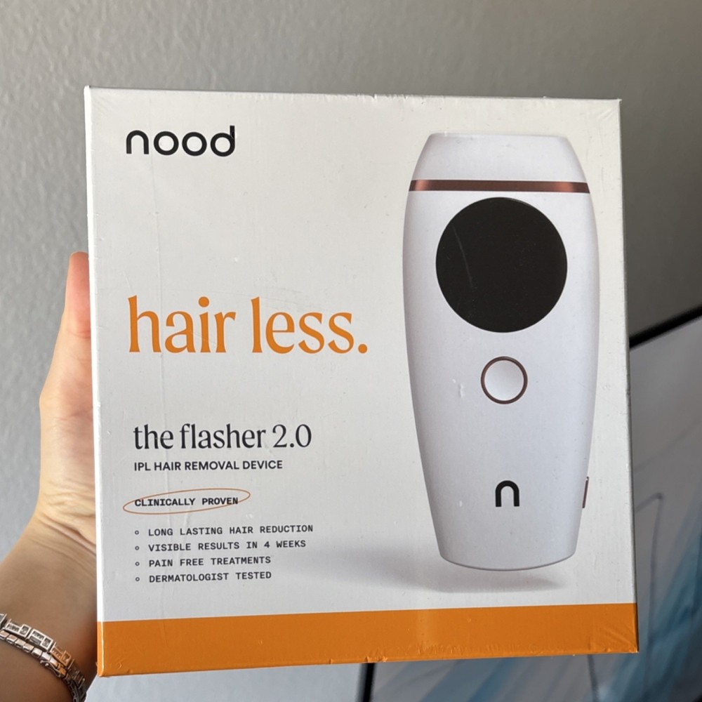 Nood The Flasher 2.0 IPL Hair Removal Device White LED Display Glide Mode