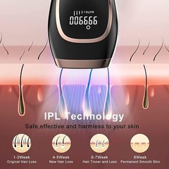 Laser Hair Removal Permanent Painless IPL Hair Removal Device lce cold function