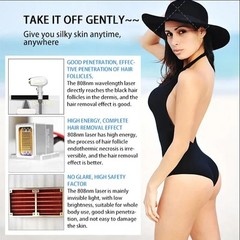 808 Diode Laser Hair Removal Ice Titanium Soprano Permanent Painless Machine