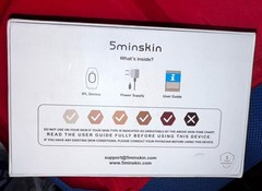 5minskin At-Home IPL Laser Hair Removal Device Handset – NEW