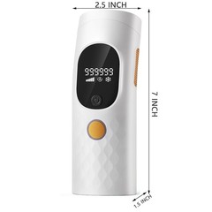 Dispositivo de depilación IPL con enfriamiento por hielo sin dolor – Blanco, NEW