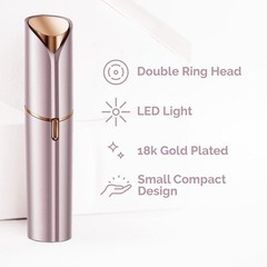 Hypoallergenic Battery-Operated Face Shaver for Women – Smooth Skin Anywhere