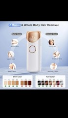 ⚡️Laser Hair Removal Ubroo IPL Hair Removal Device with 5℃ Ice Cooling, 3 In 1