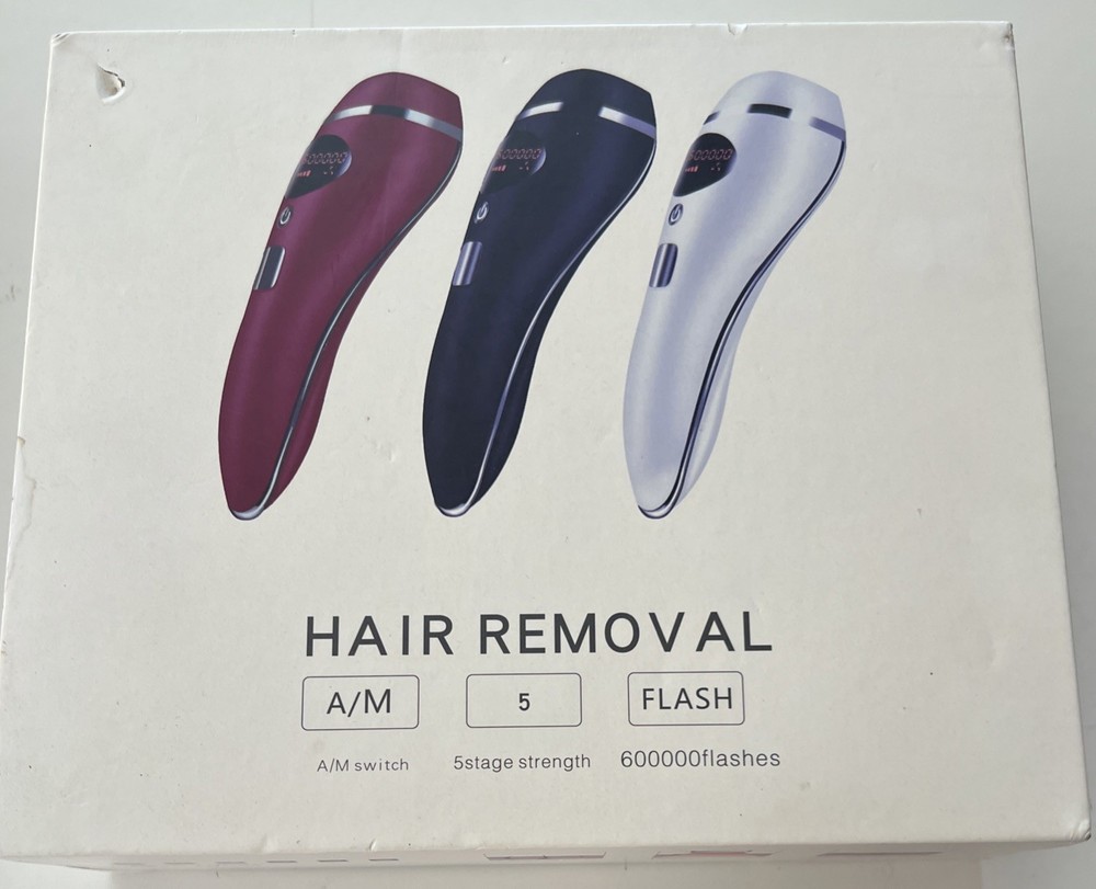 Open Box IPL Hair Removal Device White IPL-D19 600,000 Flashes