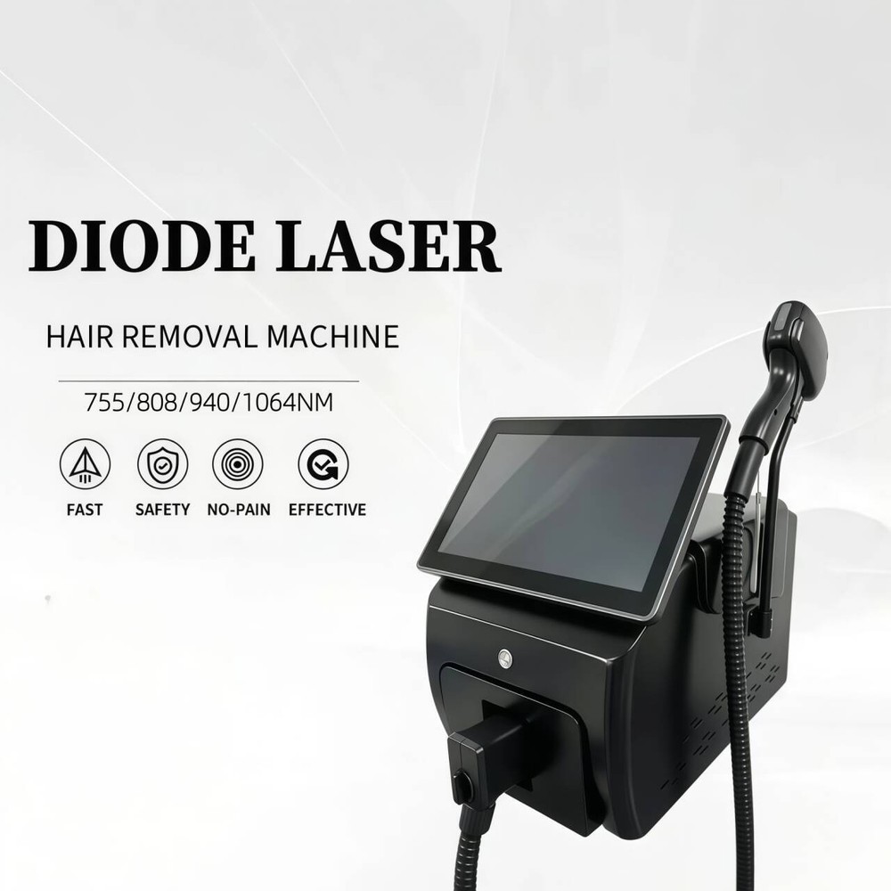 755/808/940/1064nm diode laser hair removal machine, suitable for salons, 4000w