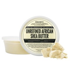 Sheanefit Raw Unrefined African Shea Butter, 8 Ounce (Pack of 1), Pack 1