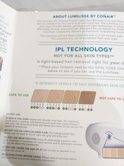Conair Lumilisse IPL Hair Removal Device UV-Free 2 Heads Skin Sensor – TESTED