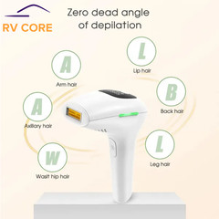 IPL Laser Hair Removal Device — 900K Flashes, 5 Levels, Painless Body & Bikini