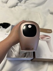 99% New Innza Hand Held Pink and White Hair Removal Model D-1176