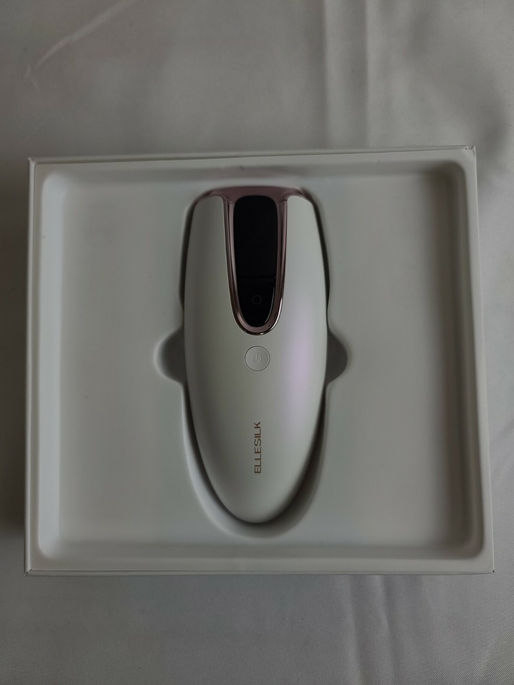 Ellesilk IPL Hair Removal Device, White/Gold