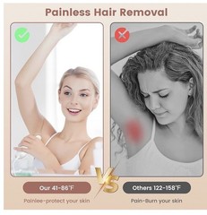 LASER Hair Removal Device, Hair Removal at home for Body, Armpits & Legs