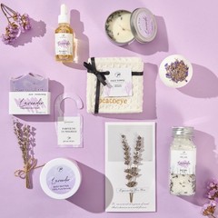 Mothers Day Gifts for Mom Spa Bath Gift Baskets Purple -Spa Women