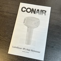 Conair Lumilisse IPL Intense Pulsed Light Therapy Hair Remove Device Works