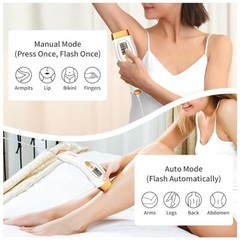 Yamangu Painless Hair Removal Device for Women & Men Whole Body (White)