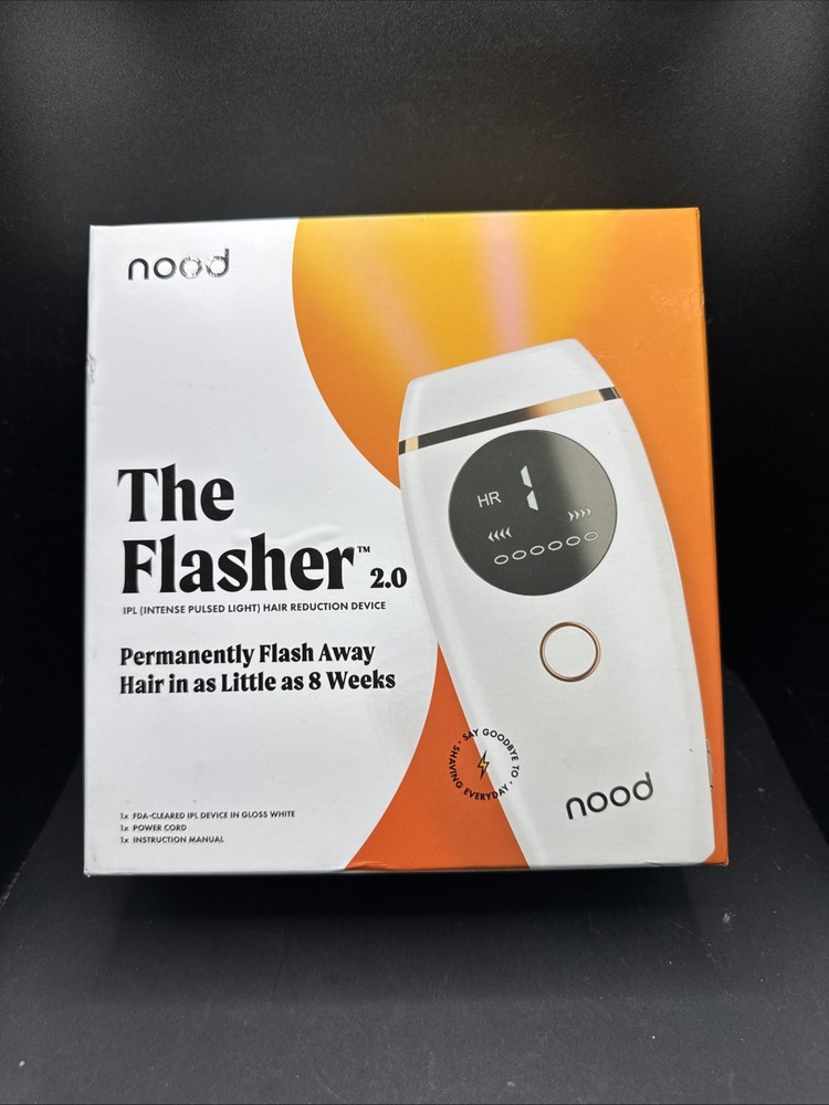 USED Flasher 2.0 by Nood, Permanent and Painless IPL Laser Hair Removal Handset