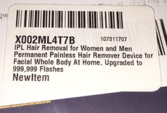 Brand new AmzGIRL IPL hair removal system 999,999 flashes unisex X002ML4T7B