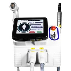 2In1 Diode Laser Hair Removal ND YAG Picosecond Tattoo Removal Skin Care Machine