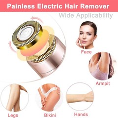 Facial Hair Removal for Women, Mini Remover, Electric Razor Shaver Pink