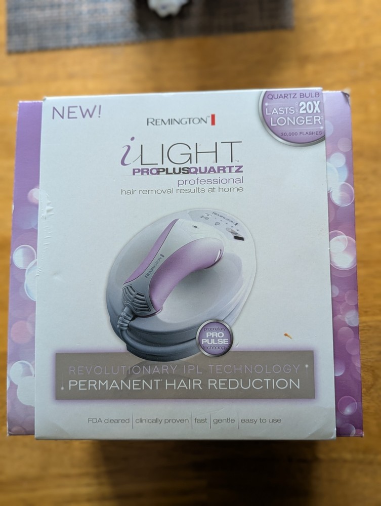 Remington IPL6000 iLIGHT Pro PLUS Quartz Light Hair Removal System Laser