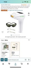 Xsoul At-home IPL Hair Removal 999,999 Flashes Painless Hair Remover