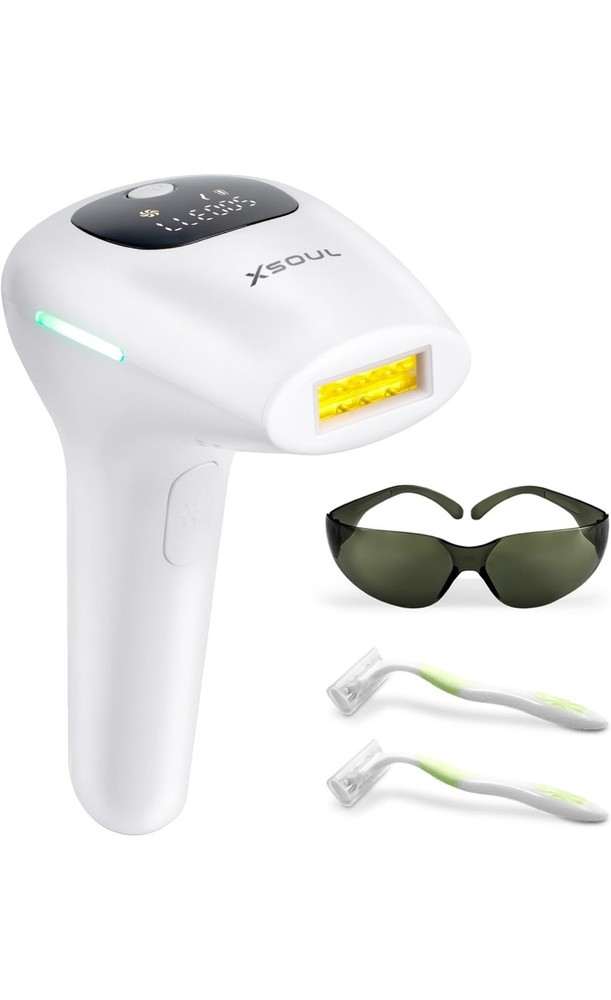 XSOUL At-Home IPL Hair Removal for Women and Men Hair Removal Tool Kit C1