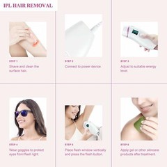 Hair Removal IPL Permanent Hair Remover 990,000 Flashes UPGRADED System Device