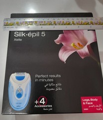 Braun Silk-e’pil 5 Xelle Epilator for legs , Body & Face with 4 Accessories