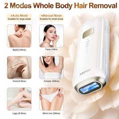 Laser Hair Removal, IPL Hair Removal for Women and Men with 5 C°Sapphire Ic