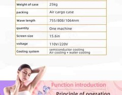 2026 Portable 3 Wave 1064 755 808nm Diode Laser Cooling Hair Removal Machine