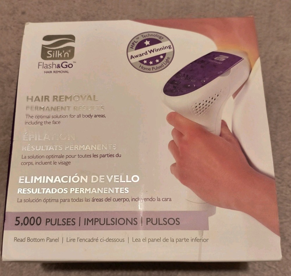 Silk’n Flash & Go Permanent Hair Removal Device PK102861B Excellent