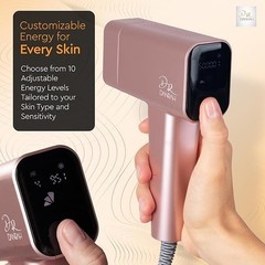 IPL Hair Removal Device Ice Cooling Corded Electric Rose Gold/Pink