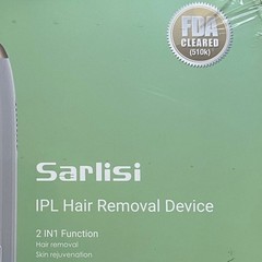 Sarlisi IPL Hair Removal Device – 2 in 1 Function Hair Removal/Skin Rejuvination