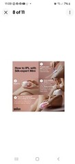 Braun Hair Removal IPL Long-Lasting Silk Expert Mini PL1014 Corded. New Open Box