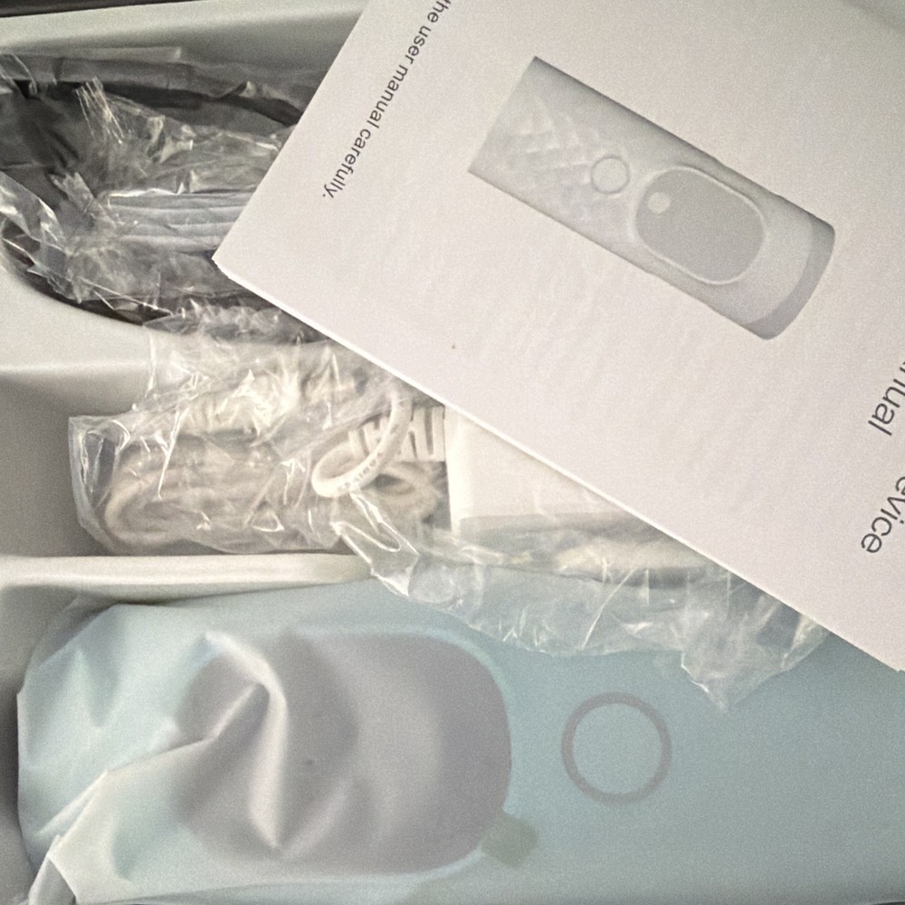 IPL Hair Removal Device Ice Cooling LCD 999,999 Flashes 5 Settings Blue