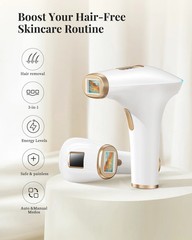 IPL Hair Removal Device 9 Levels 999900 Flashes Auto Manual Face Body