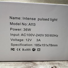 Permanent Hair Removal Laser Intense Pulsed Light Model A113 – White/Gold