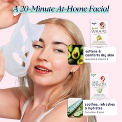 SpaLife 10 Piece Korean Face Mask & Moisturizing Variety Set (10 Pack), Pink