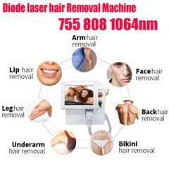 Permanent Laser Ice 808nm Diode Laser Hair Removal Machine sale face and body