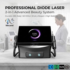 2-IN-1 Multi-Language 4-Wave Laser Hair Tattoo Removal Beauty Machine