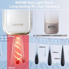 Laser Hair Removal, IPL Hair Removal for Women and Men with 5 C°Sapphire Ic