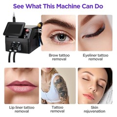 Professional 2 In 1 Diode Laser Hair Removal Machine Picosecond Tattoo Removal