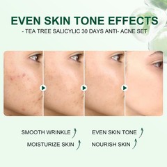Tea Tree Salicylic Acid Facial Skin Care Set, Acne Treatment Skincare Set…