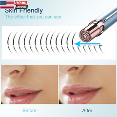 Facial Hair Removal for Women, Electric Painless Facial Hair Remover for Face, L