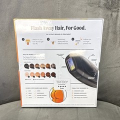 nood The Flasher 2.0 IPL Hair Removal Device, LED Display, Black