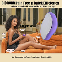 Crystal Hair Eraser,Upgrade Crystal Hair Remover,Physical Nano Glass Hair Remova