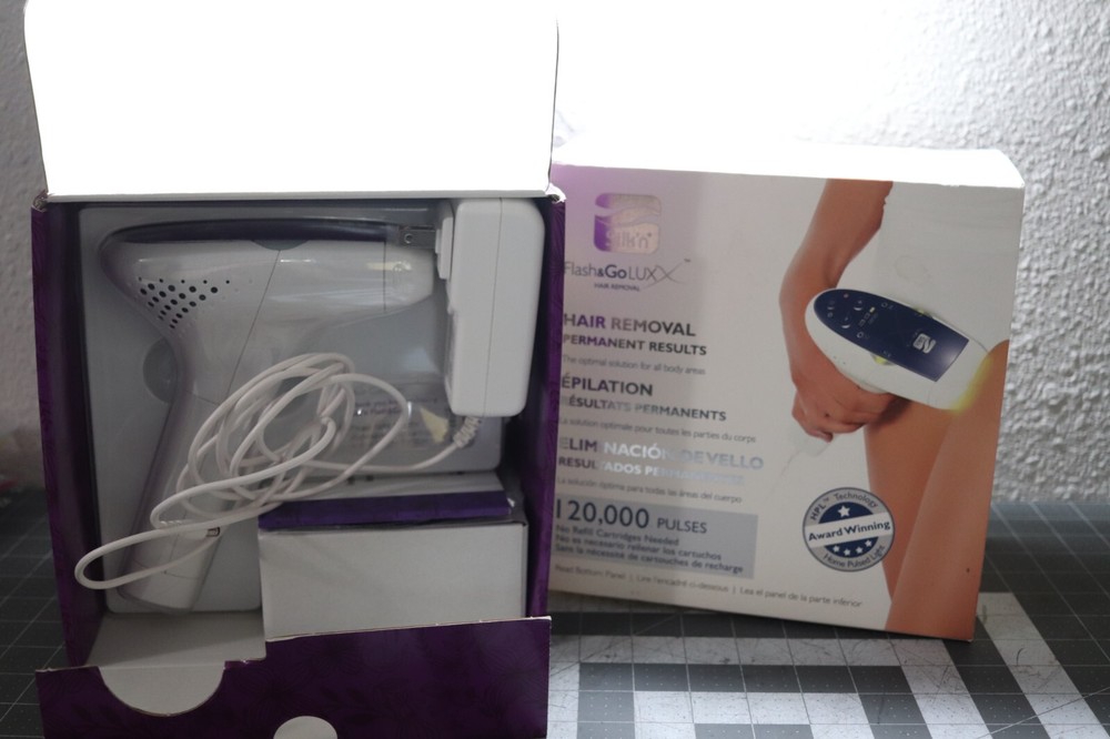 Silk’n Flash and Go Pro Touch and Glide HPL Technology Hair Removal Device